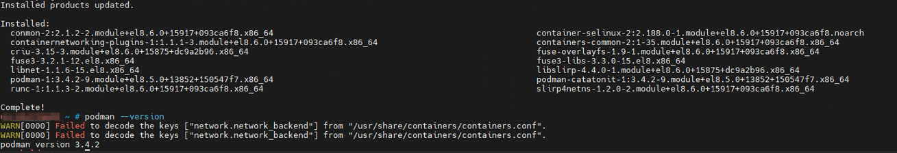 How to manually install the supported Podman version (3.3, 3.4) on RHEL ...