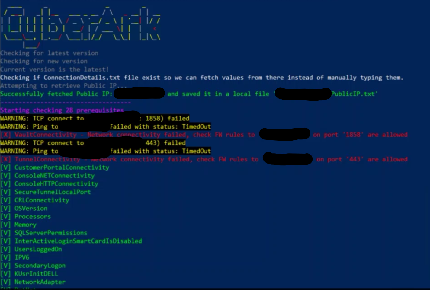 Privilege Cloud - How to run the PSMCheckPrerequisites script