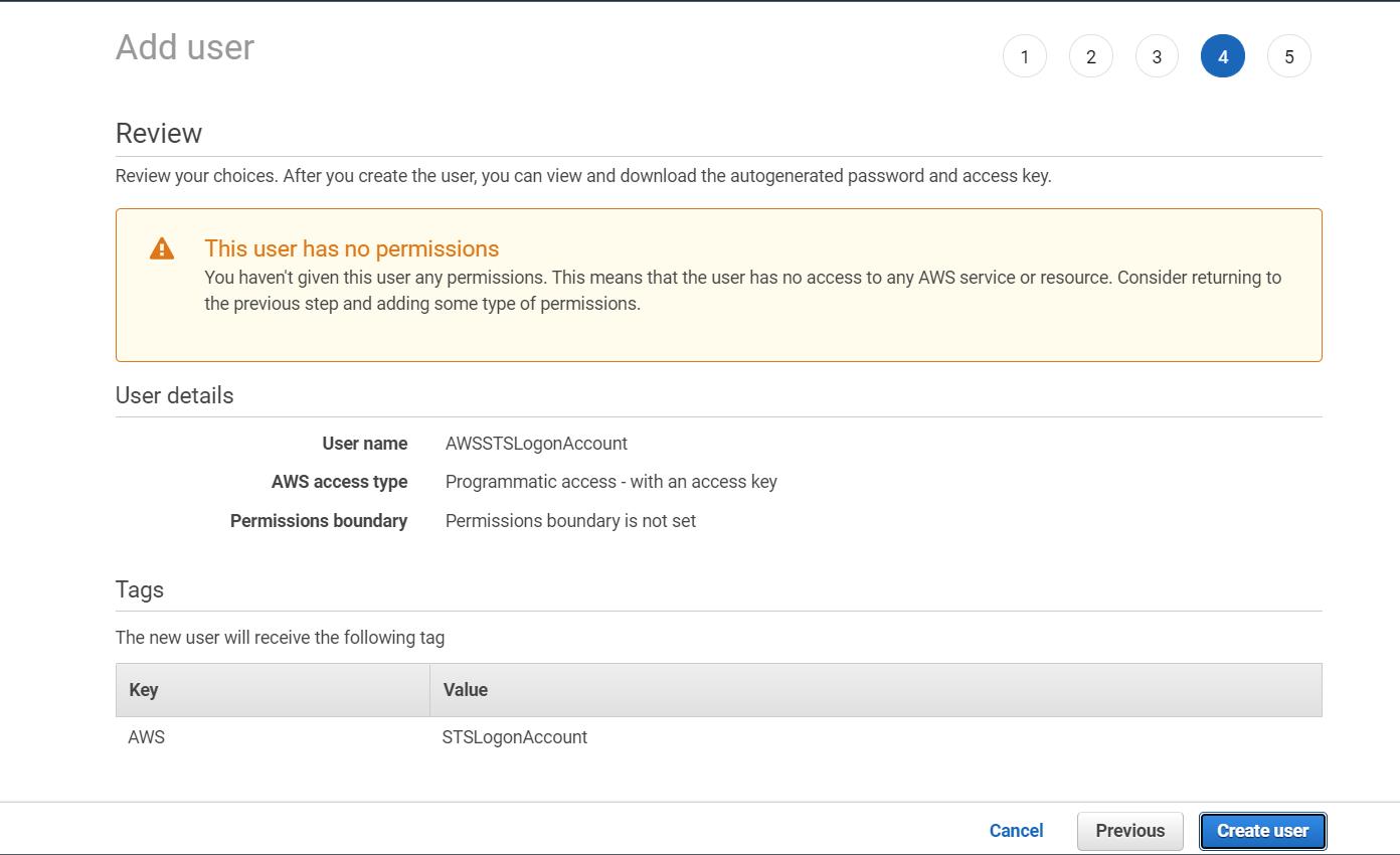 Cyberark AWS Console with STS Connection Component – Example Configuration