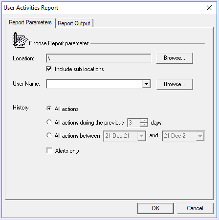 Vault - Is it possible to generate a report showing when a user has ...