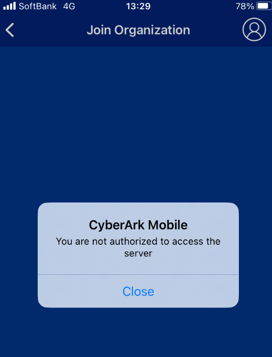 CyberArk Remote Access: You are not authorized to access the server for ...