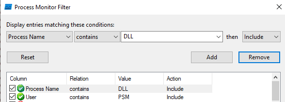 PSM Web application shows injectPortBlockToProcess error