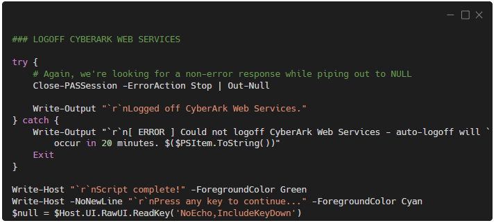 PAM Automation: Securing Human-Interactive PAM Administrator PowerShell ...