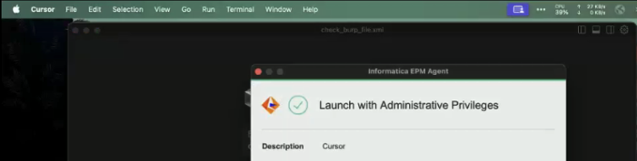 macOS EPM - Application opens but the internal process requires elevation