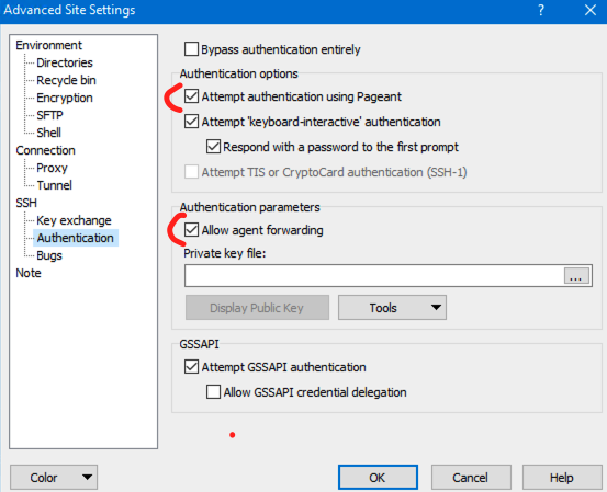 PSMP Agent forwarding not working correctly