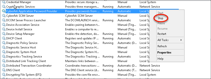 AAM - How can I create or update the credential files (credfile) for ...