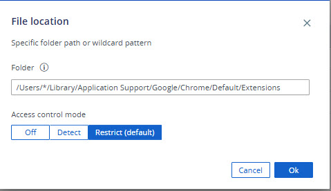 EPM - How to block web browser extensions