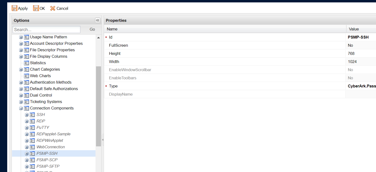 How to increase size of PSM-SSH or PSM-RDP screen