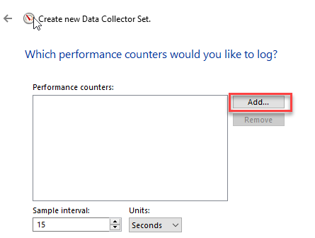 How to set perfmon counters for performance issue troubleshooting