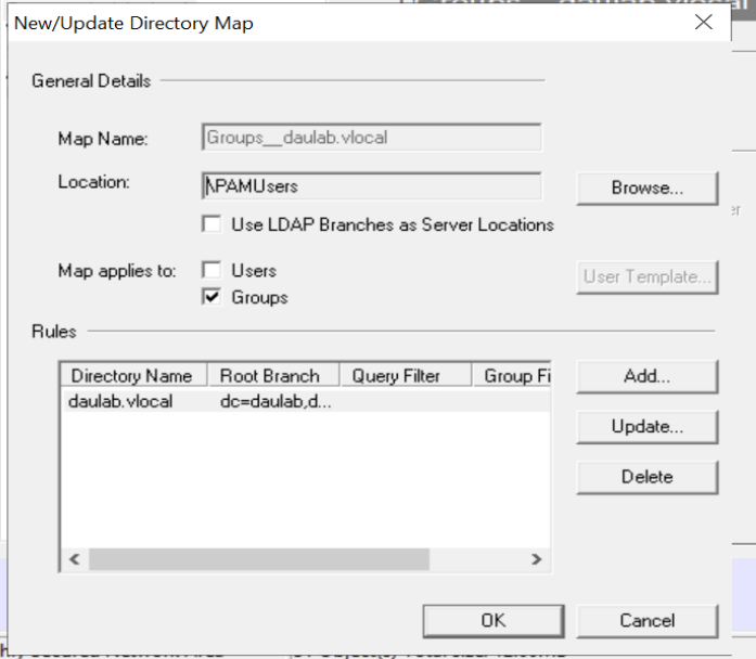 How to update the existing AD users/group to the new directory mapping ...