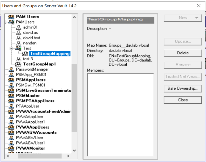 How to update the existing AD users/group to the new directory mapping ...