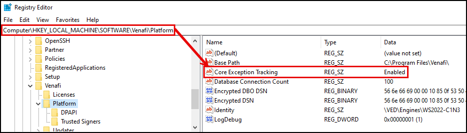 How To: Enable core exception tracking debug logs in TPF