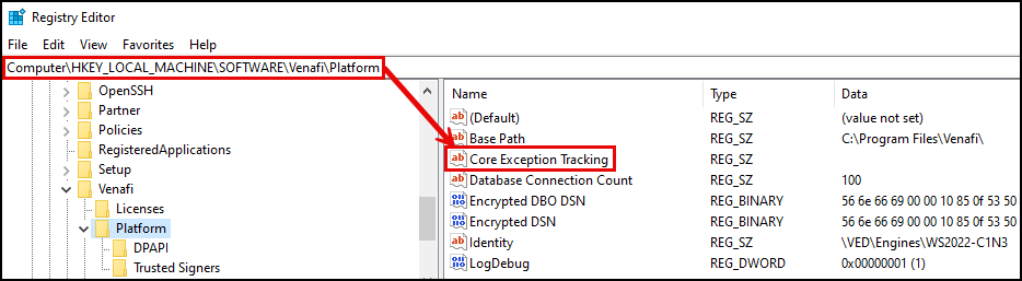 How To: Enable core exception tracking debug logs in TPF